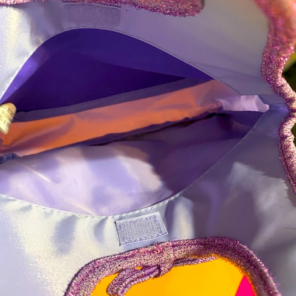 MY LITTLE PONY NWOT VINTAGE 2004 MINI HAND BAG EMBOSSED, SEQUINS, LAVENDER - Picture 15 of 15
